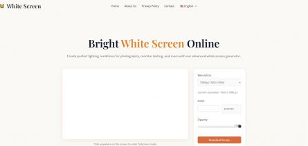White Screen Online White Screen Online
