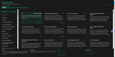 Awesome ChatGPT Prompts Awesome ChatGPT Prompts