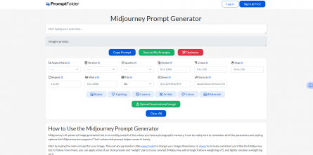 MJ Prompt Tool
